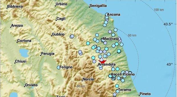 Terremoto, altra forte scossa avvertita nel Centro Italia: paura