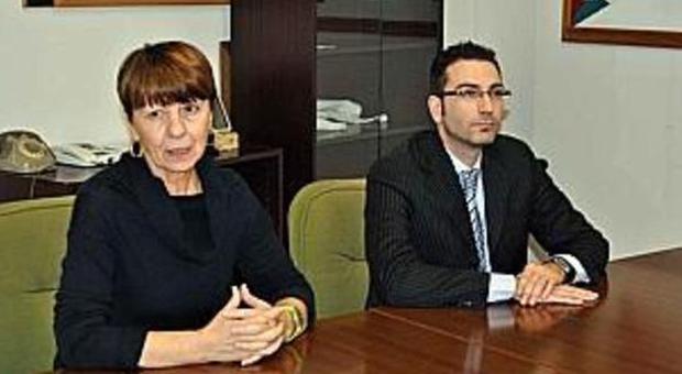 Il sindaco Brambatti e il presidente dell'Asite Cippitelli