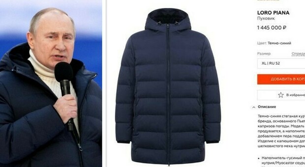 Putin e la giacca da 12mila euro, Loro Piana prende le distanze: «Dovrebbe riflettere su ciò che fa»