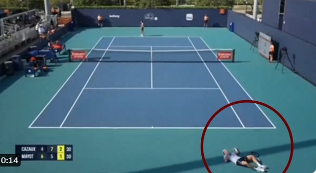 Paura a Miami, il tennista francese Arthur Cazaux sviene durante il match: soccorso in campo