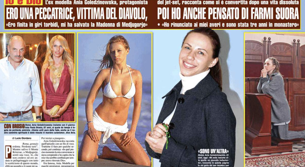 Paolo Brosio, l'ex fidanzata Ania rivela: «Dallo sballo notturno a Medjugorje, la madonna mi ha salvato e volevo farmi suora»