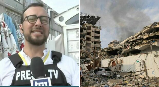 Matteo Alviti, l'inviato del Tg1 in Israele è vivo per miracolo: «Dieci secondi e sarei morto»