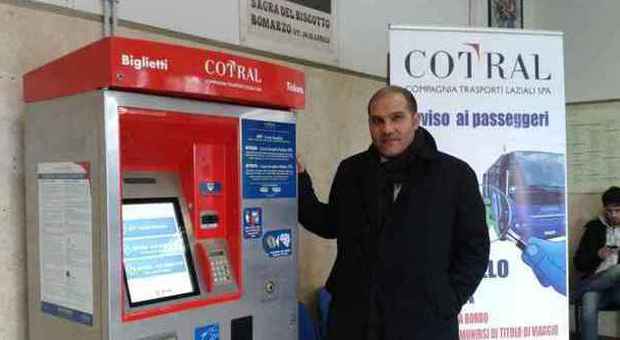 A Viterbo la prima biglietteria elettronica del Cotral