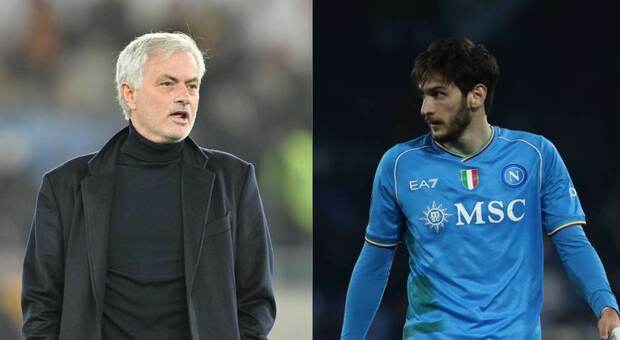 Mourinho, cosa ha detto a Kvaratskhelia, il duro confronto durante Roma-Napoli: ecco cosa è successo
