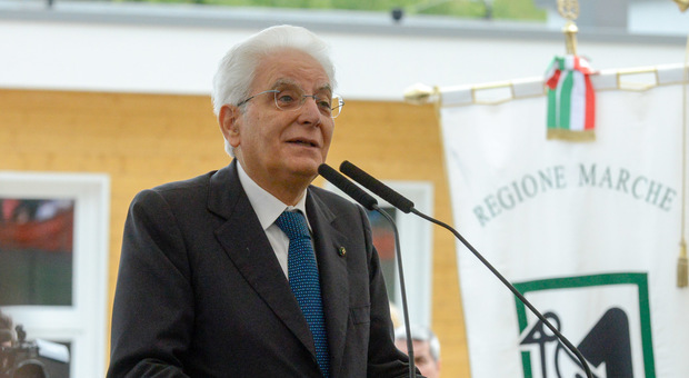Il Presidente Mattarella a Esanatoglia: «Solidarietà grande dote dell'Italia»