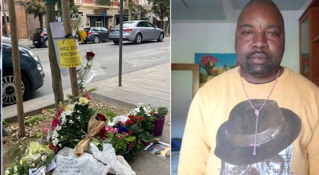Omicidio Alika, l'ira dei nigeriani in piazza a Civitanova: «Perché nessuno li ha divisi?». Insulti agli italiani