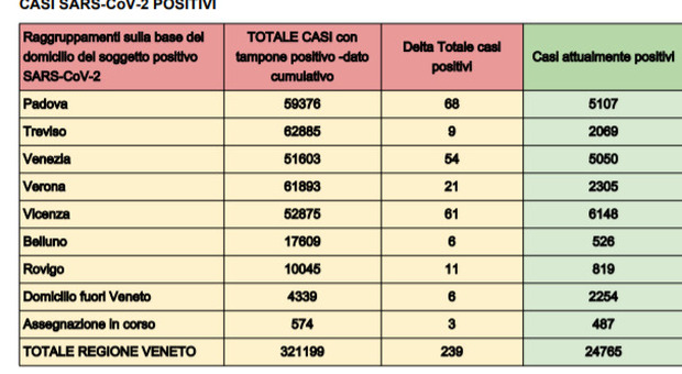 Coronavirus in Veneto, 715 nuovi positivi e 9 morti nelle ultime 24 ore