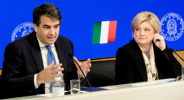 I ministri Raffaele Fitto e Marina Elvira Calderone