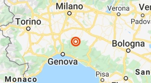 Terremoto a Piacenza di 4.2, avvertito da Milano a Genova. Molte repliche, la più forte di 3.5