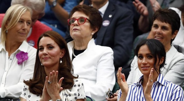 Kate Middleton e la violenta lite con Meghan Markle: «L'ha rimproverata duramente...». La replica di Buckingham Palace (Ansa)
