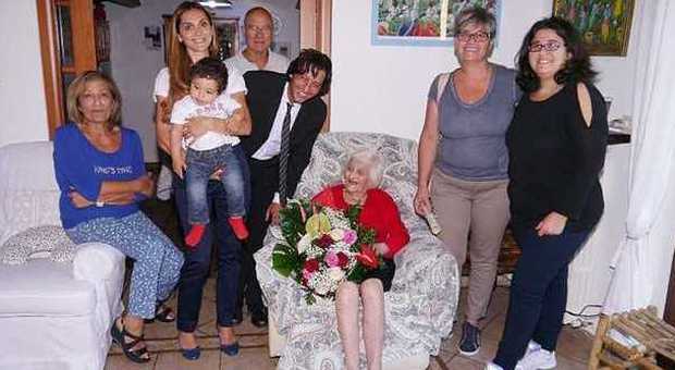 Nonna Tullia compie 103 anni è la più anziana di Grottammare