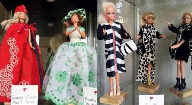 Maria Antonietta, la cantante lirica Ecco tutte le Barbie in mostra