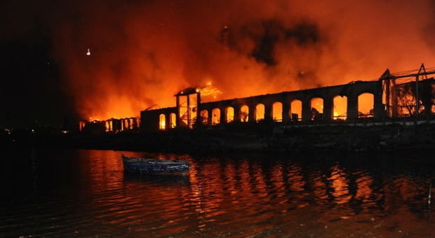 L'incendio che devastò Città della Scienza