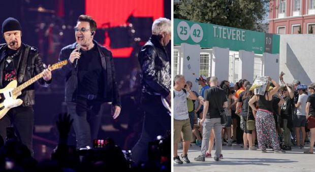 U2 allo stadio Olimpico blindato, l'assedio dei fan
