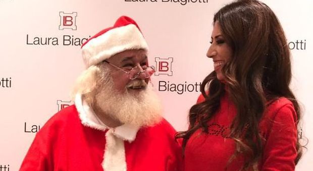 Tutti da Laura Biagiotti per salutare Babbo Natale