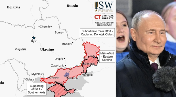 Una «zona cuscinetto» tra la Russia e l'Ucraina, così Putin vuole respingere gli attacchi di Kiev