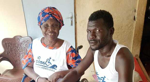 San Foca, carrozzine ai disabili in Senegal: Ibrahim porta “Io Posso” in Africa