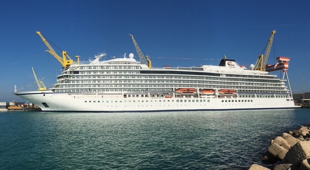 Ancona, dai cantieri del porto una nuova nave da crociera per mille passeggeri
