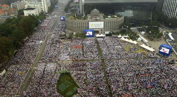 Con Papa Francesco un milione alla beatificazione dei martiri coreani