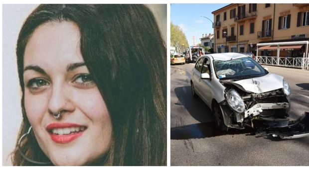 Alina Marchetta e l'auto che l'ha travolta e uccisa a Forlì (Foto di Fabio Blaco - Corriere di Romagna)