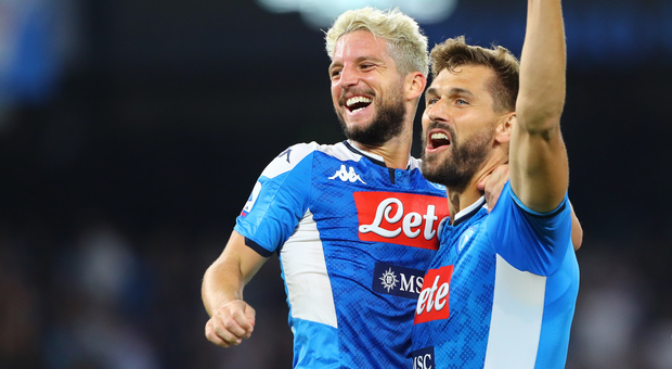 Il Napoli fa festa nel nuovo stadio: doppio Mertens abbatte la Samp