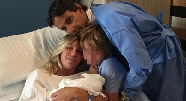 Simone Inzaghi, Gaia Lucariello e i figli Andrea e Lorenzo (Instagram)