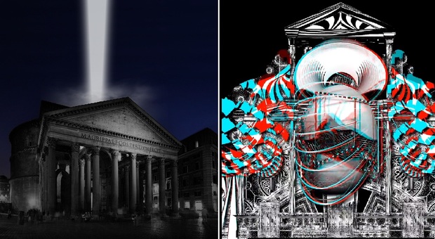 Pantheon stile hi-tech: un fascio di luce dalla cupola