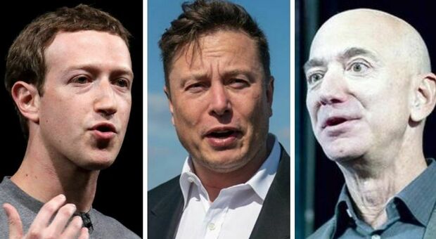 Musk, Bezos e Zuckerberg: quanto hanno perso i più ricchi del mondo nel lunedì nero delle borse