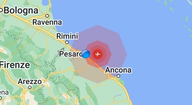 Terremoto nelle Marche, scossa 4.3 al largo di Pesaro