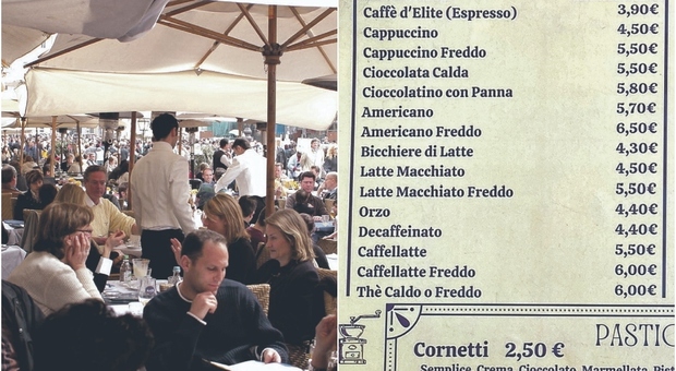 Caffè fino a 3 euro a Roma, dal Vaticano al Centro il "listino speciale" per truffare i turisti