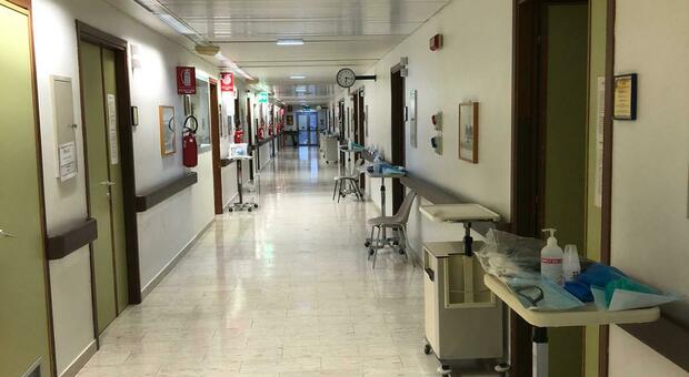 Il reparto Covid dell'ospedale San Martino di Belluno