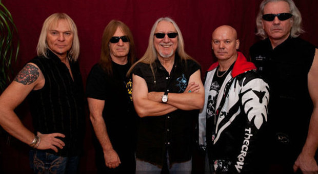 Gli Uriah Heep venerdì 31 con il loro rock alla Beach Arena