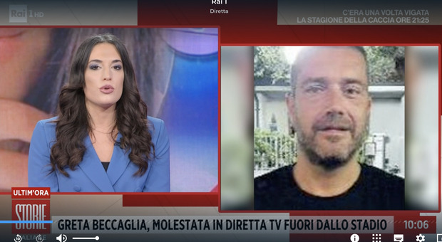 Storie italiane, Greta Beccaglia: «In tanti mi hanno offesa e sfiorato le parti intime». Daspo di tre anni al molestatore