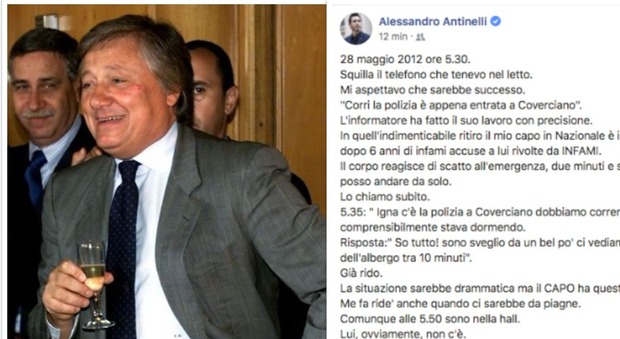 Ignazio Scardina, il ricordo commosso di Antinelli: «Sei anni di accuse da infami»