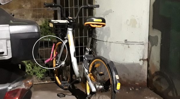 Roma, bike sharing senza pace: bici incatenate sotto casa