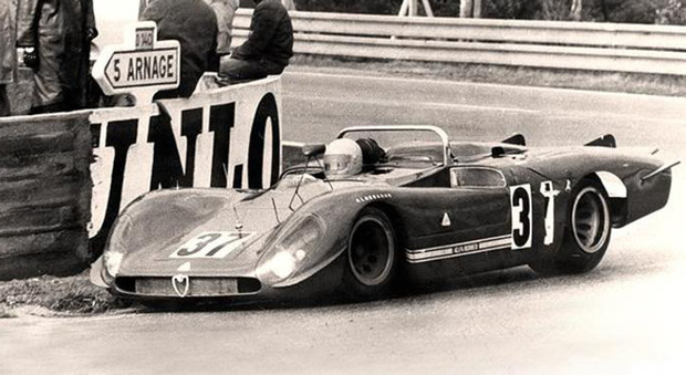 La Alfa Romeo 33/3 che ha partecipato a Le Mans nel 1970