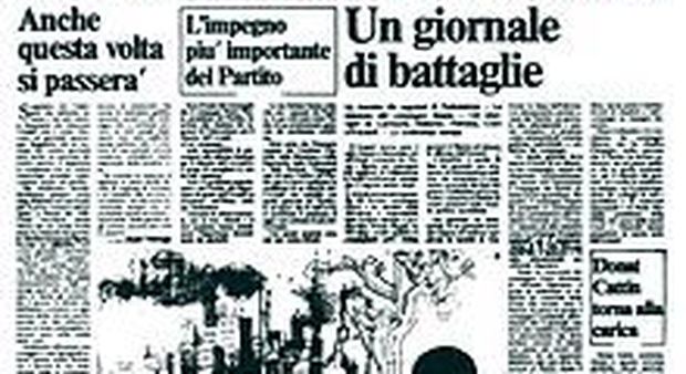 1 giugno 1946 Lanciano una bomba contro la redazione del quotidiano socialista "Avanti!"