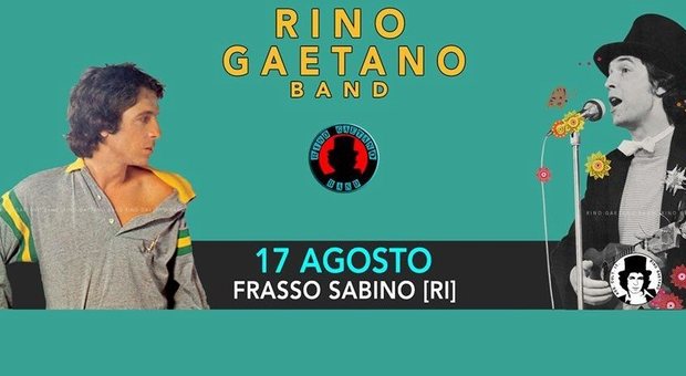 Rieti, sabato a Frasso il concerto della Rino Gaetano Band