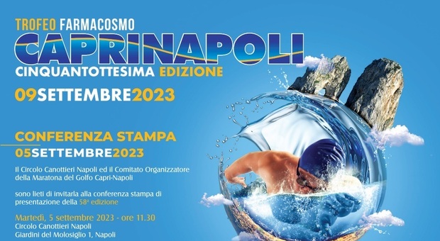 La locandina della Capri-Napoli 2023