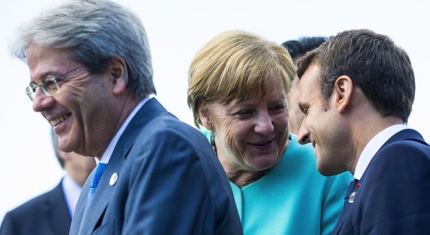 Trilaterale Gentiloni-Merkel-Macron a Trieste