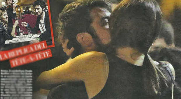Paolo Ruffini e Diana Del Bufalo inseparabili: baci hot dopo la cena in compagnia