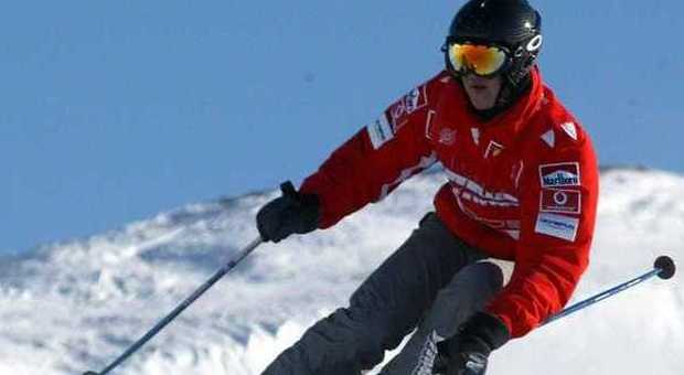 Michale Schumacher sugli sci