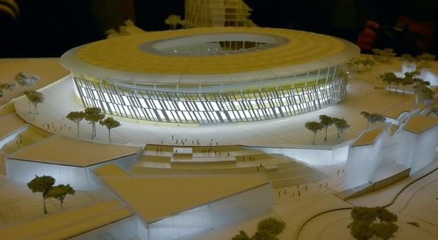 Il progetto per il nuovo stadio della Roma