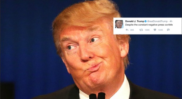 Trump, il tweet è un giallo: la parola misteriosa scatena il web