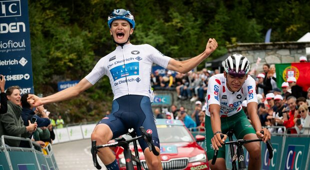 Il marchigiano Pellizzari debutta al Giro d'Italia da giovanissimo. Il padre: «Giulio può lasciare il segno» (Foto CyclingPro)
