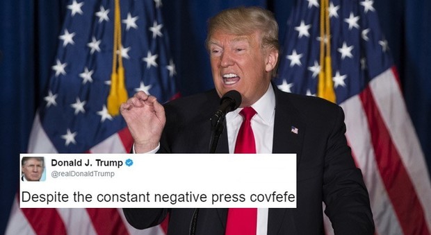 Cosa vorrà dire "covfefe"? Il refuso di Trump su Twitter diventa virale