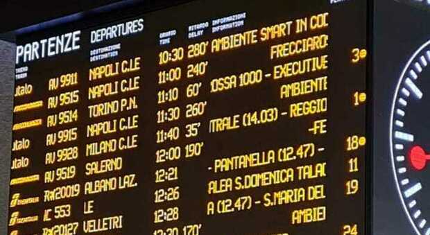 Treni, ritardi fino a due ore: doppio guasto a Caserta e Milano
