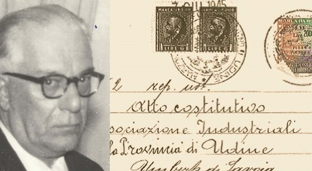 L'atto costitutivo dell'Associazione degli industriali della provincia di Udine porta la data del 7 giugno 1945