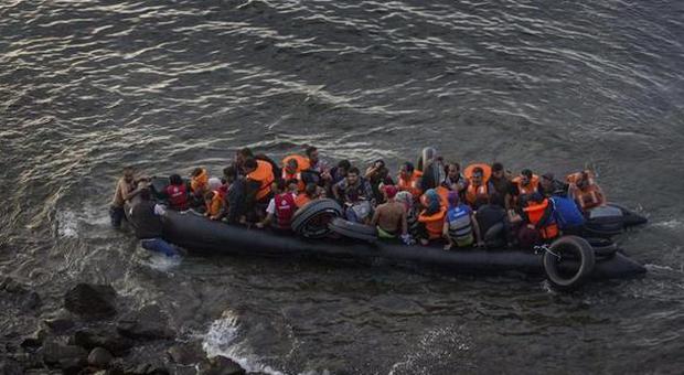 I profughi giunti sulle coste dell'Egeo