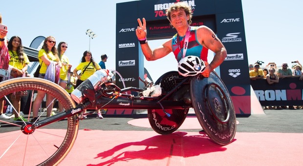 Alex Zanardi: altro record mondiale di Zanardi nell'Ironman, ottavo assoluto a Cervia